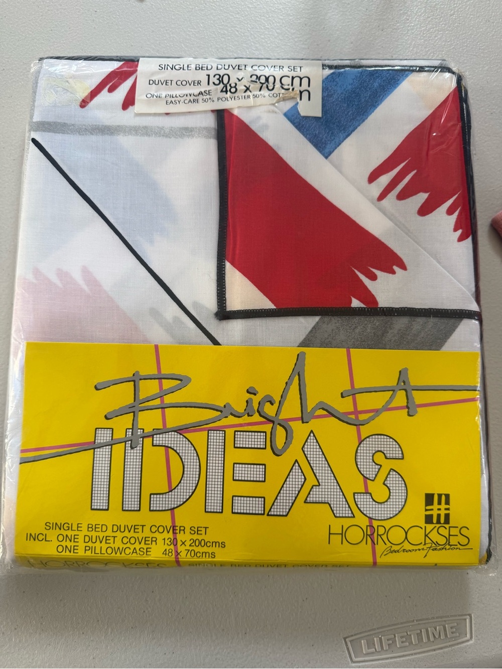 Vintage Horrockses "Splash" Bedding Set – Bright Ideas Collection NEW Sealed